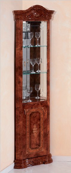 Saltarelli Mobili Saltarelli Amalfi Walnut Corner Cupboard