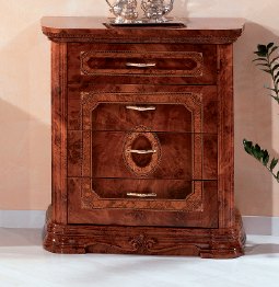 Saltarelli Mobili Saltarelli Amalfi Walnut 1 Door Sideboard with 4 Drawers