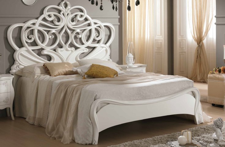 Saltarelli Mobili Saltarelli Classici Capri Bed without Frieze.