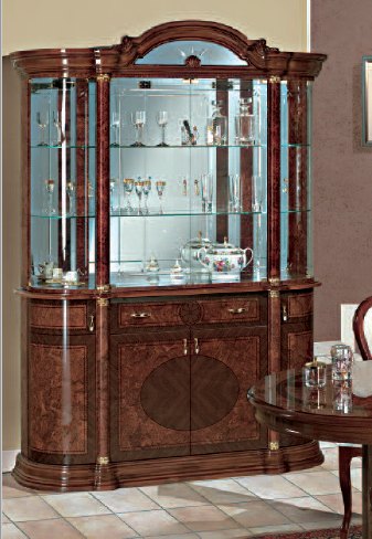 Saltarelli Mobili Saltarelli Florence Vitrine 4 Door Glass Cupboard.