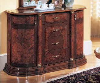 Saltarelli Mobili Saltarelli Florence Walnut 3 Door Sideboard.