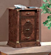 Saltarelli Mobili Saltarelli Florence Walnut Stereo Cabinet with Drawer