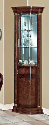 Saltarelli Mobili Saltarelli Florence Walnut Corner Cabinet