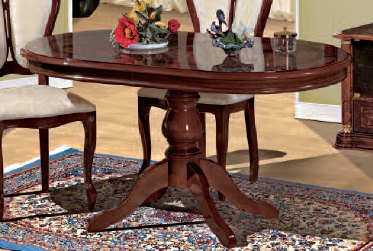 Saltarelli Mobili Saltarelli Florence Walnut Fix Oval Dining Table