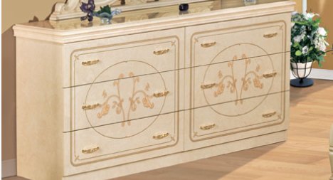 Saltarelli Mobili Saltarelli Florence Ivory Double Dresser