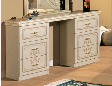 Saltarelli Mobili Saltarelli Florence Ivory Dresser Toilette