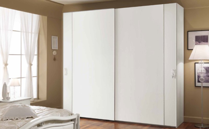 Saltarelli Mobili Saltarelli Giulia White 2 Door Wooden Sliding Wardrobe 