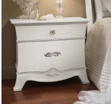 Saltarelli Mobili Saltarelli Giulia White Night Stand.