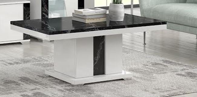 San Martino Italy San Martino Nevada Black and White Coffee Table