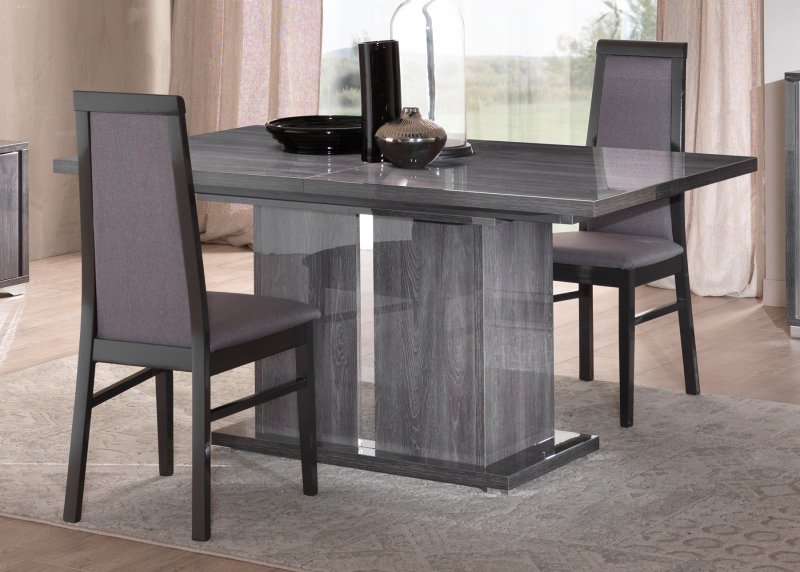 San Martino Italy San Martino Armony Grey Extending Dining Set With 4 Chairs