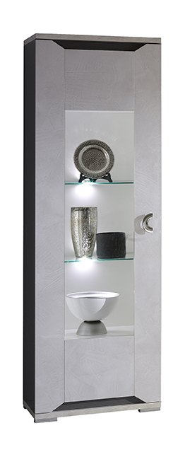 San Martino Italy San Martino Mistral 1 Door Display Cabinet With LED Lights