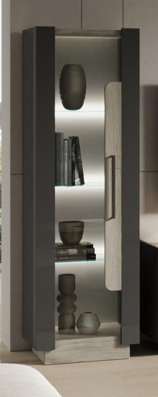 San Martino Italy San Martino York Glass 1 Door Display Cabinet