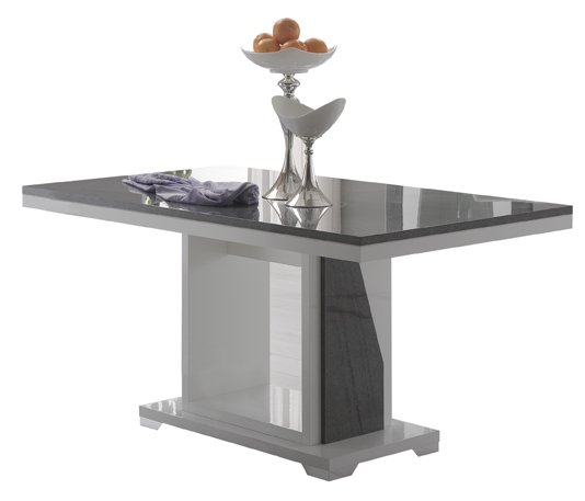 San Martino Ascot Grey and White Dining Table