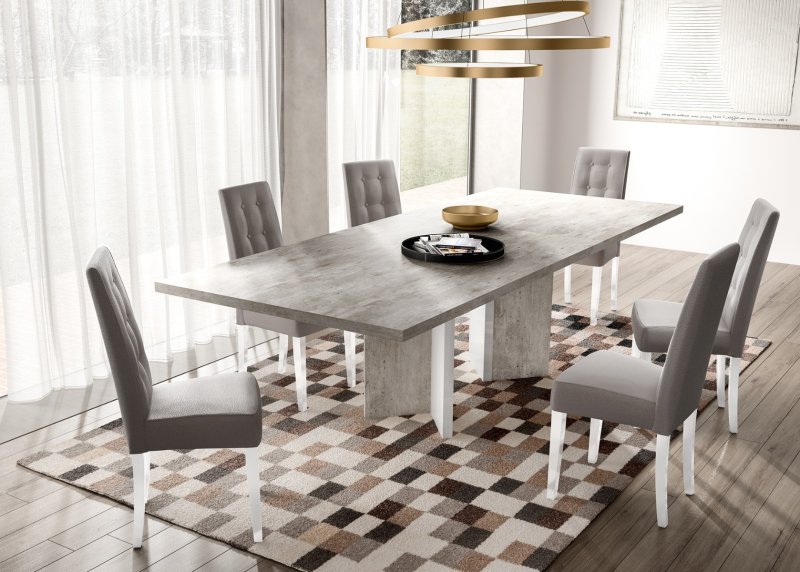 Status SRL Italy Status Treviso Grey Dining Table