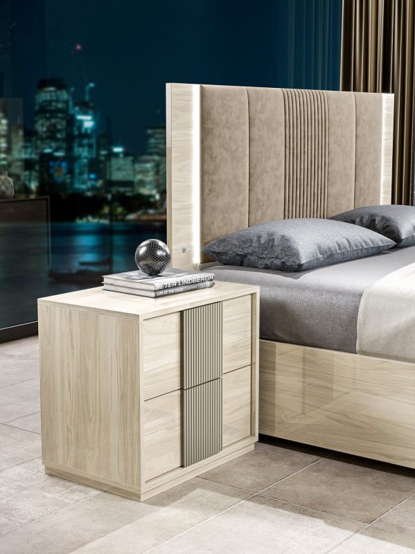 Accadueo H2O H20 Design Dafne Bedside In Beige Van Guard