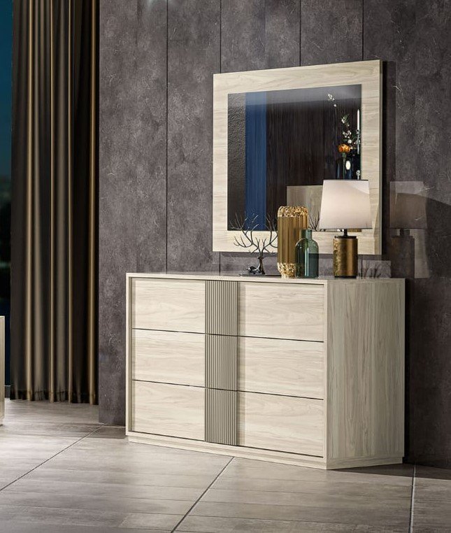 Accadueo H2O H20 Design Dafne 3 Drawer Chest In Beige Van Guard