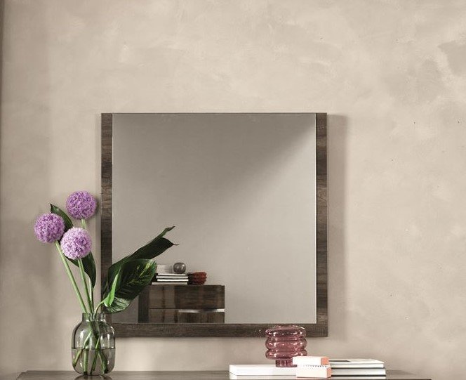 Status SRL Italy Status Medea Vintage Oak Mirror