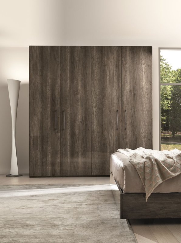 Status SRL Italy Status Medea Vintage Oak Wardrobe