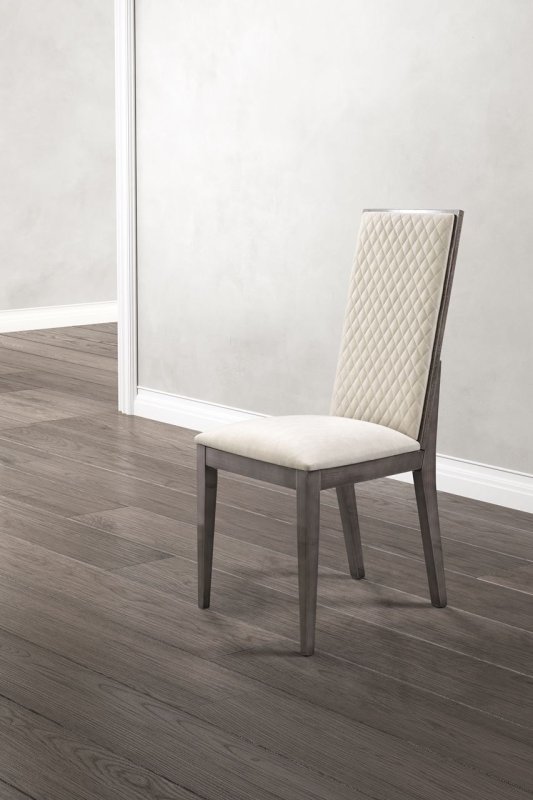 Status SRL Italy Status Medea Vintage Oak Luxury Dining Chairs