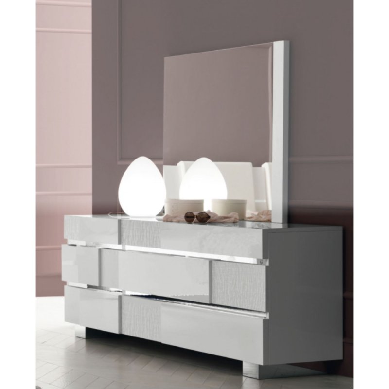 Status SRL Italy Status Caprice 3 Drawer Single Dresser White