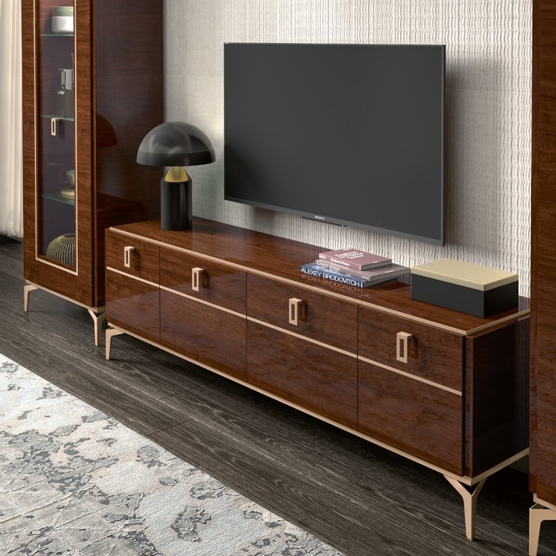 Status SRL Italy Status Eva Walnut 4D TV Unit