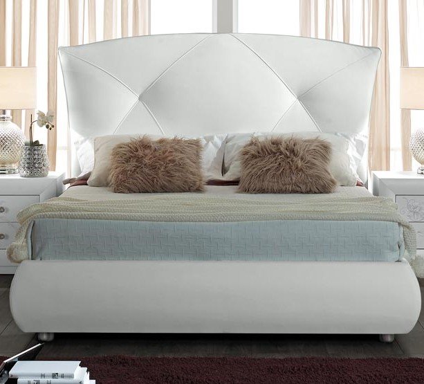 Tuttomobili Italy Tuttomobili Camilla White Storage Bed