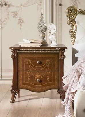 Tuttomobili Italy Tuttomobili Compose Eva Walnut Night Table