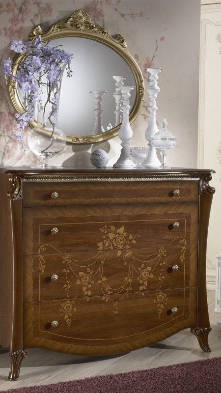 Tuttomobili Italy Tuttomobili Compose Eva Walnut Chest Of Drawers