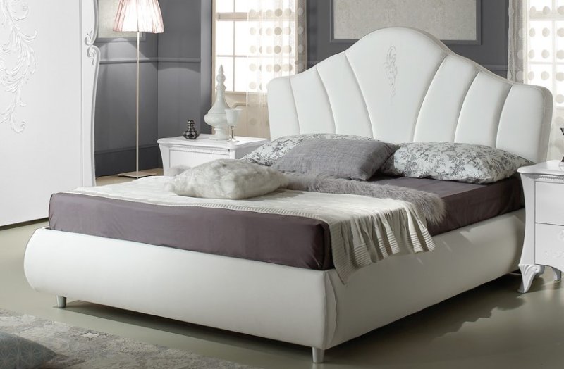 Tuttomobili Italy Tuttomobili Doris White Storage Bed