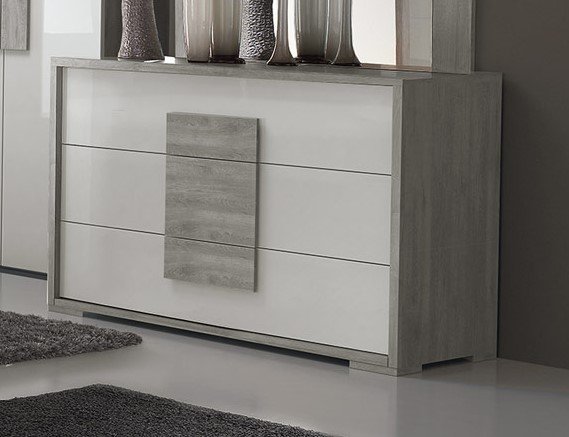 Tuttomobili Italy Tuttomobili Lia Grey Chest Of Drawers