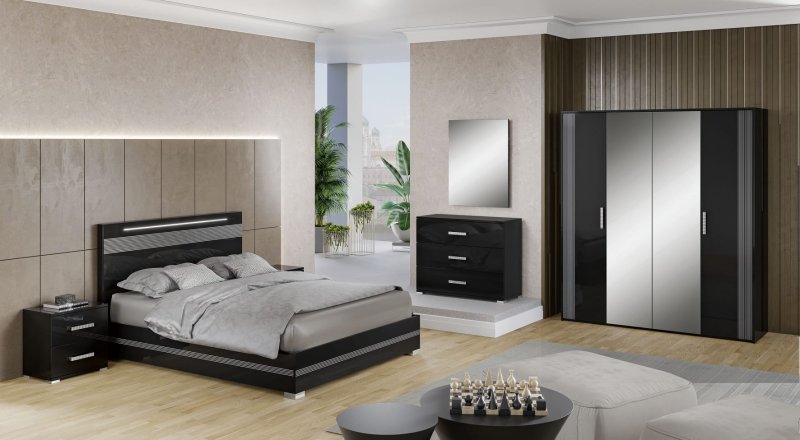 Accadueo H2O H20 Design Odette Black and Silver Night