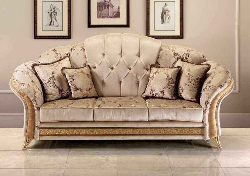 Arredoclassic Arredoclassic Melodia 3 Seater Button Back Sofa