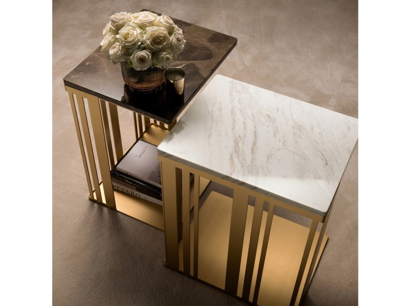 Arredoclassic Arredoclassic Adora Atmosfera Lamp Table With Marble Top