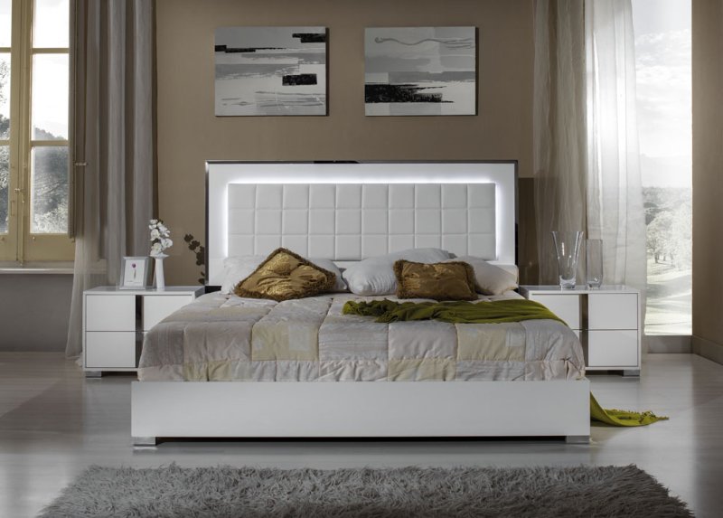 Accadueo H2O H2O Design San Marino White Bed