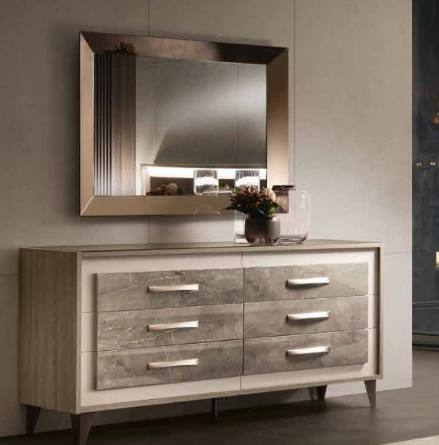 Arredoclassic Arredoclassic Ambra 6 Drawer Dresser