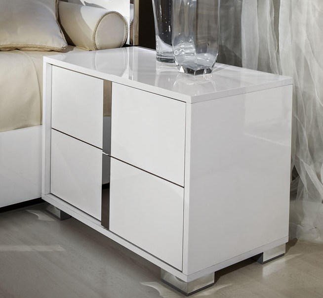 Accadueo H2O H2O Design San Marino White Night Table