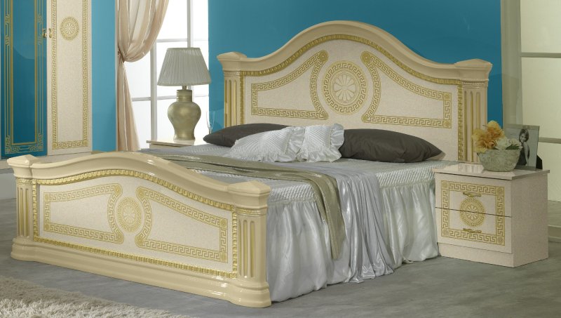 Ben Company Ben Company New Serena Beige & Gold Bed