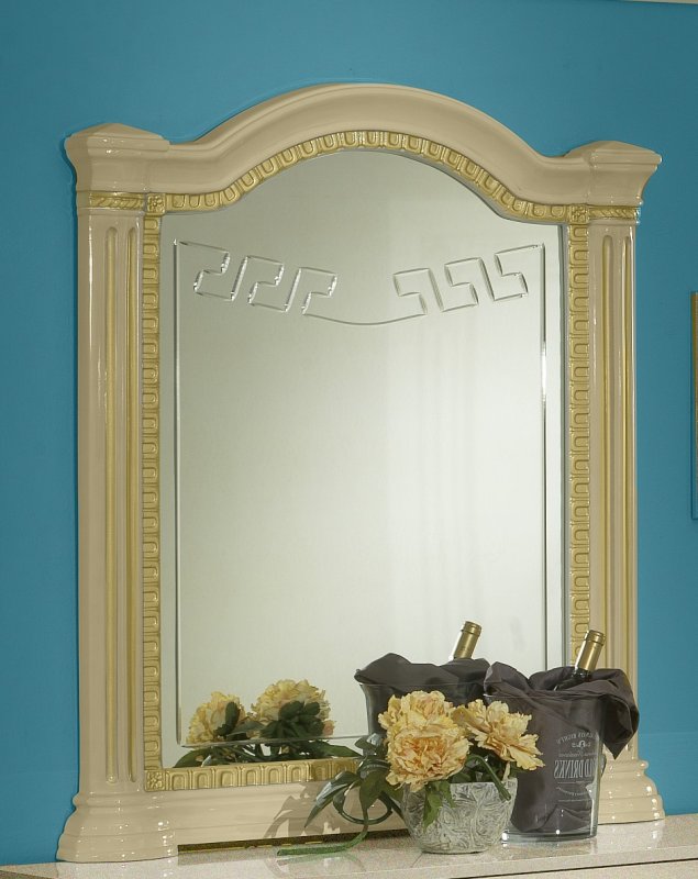 Ben Company Ben Company New Serena Beige & Gold Mirror