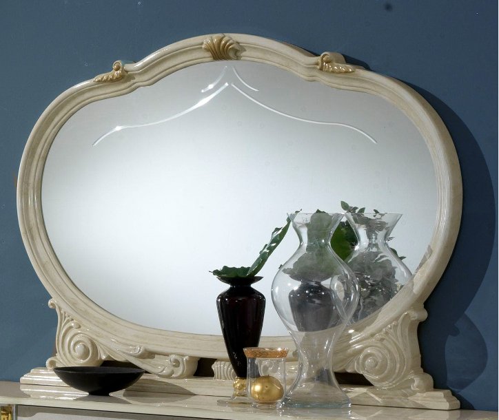 Ben Company Ben Company New Venus Beige & Gold Mirror