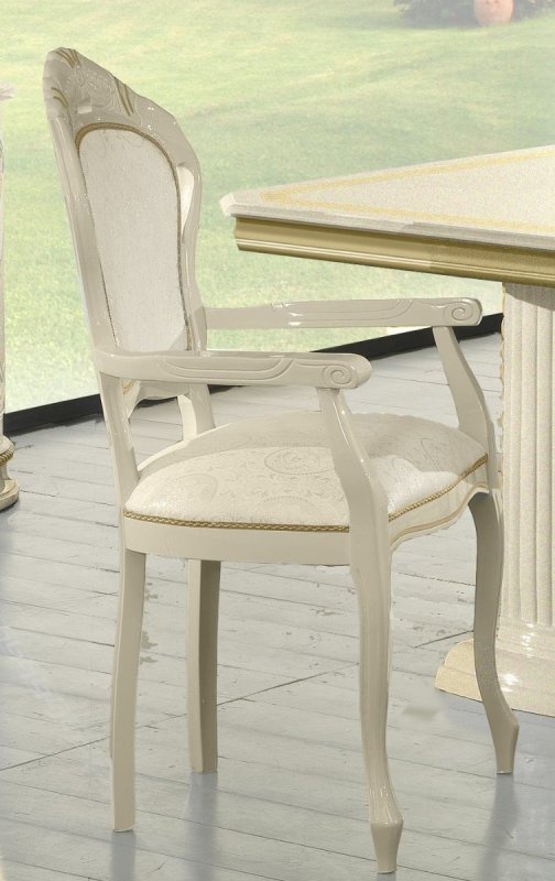 Ben Company Ben Company New Venus Beige& Gold Arm Chair