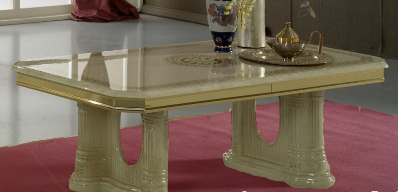 Ben Company Ben Company New Venus Beige & Gold Coffee Table