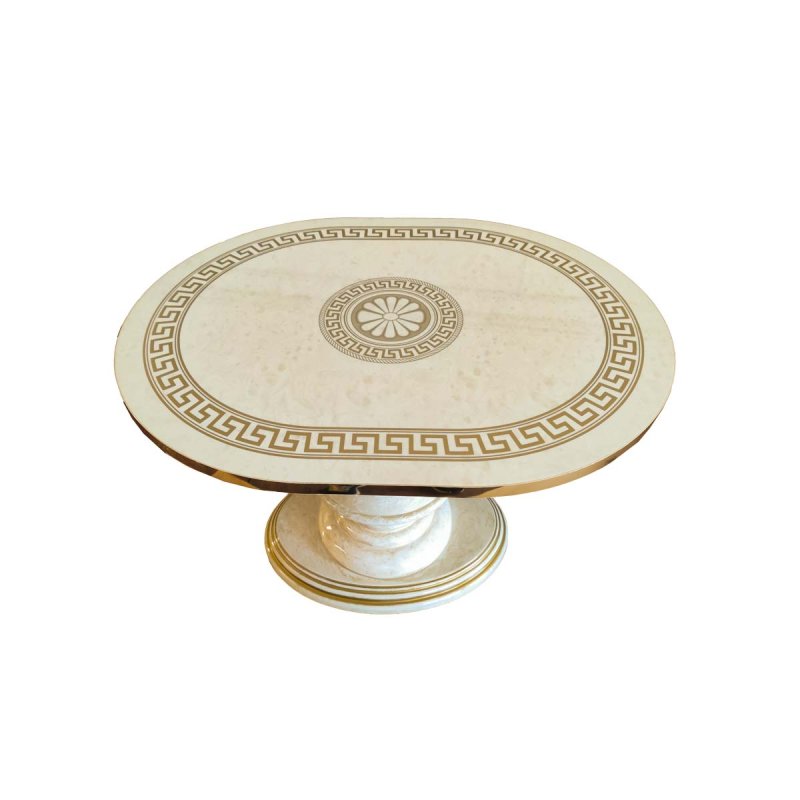 Ben Company Ben Company New Venus Beige & Gold Lamp Table