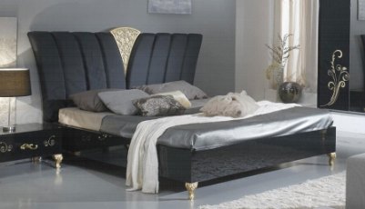 Ben Company Ben Company Sofia Black-Gold Bed