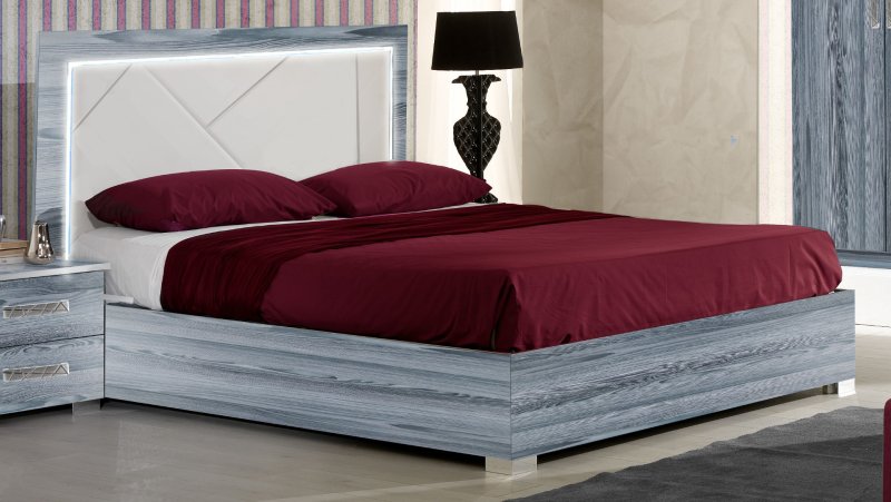 Ben Company Ben Company Nicole Grey With Padded Headboard