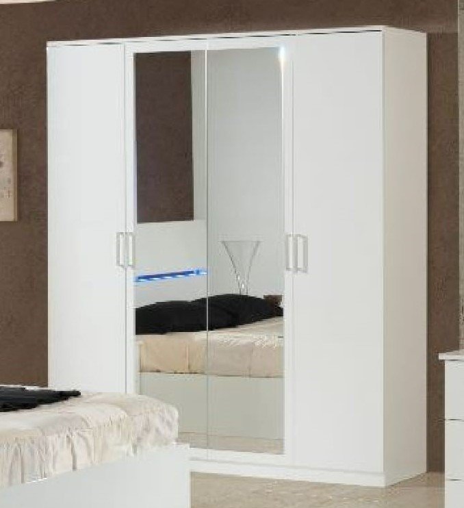 Ben Company Ben Company Simona White 4 Door Wardrobe