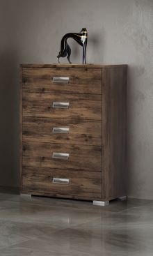 Accadueo H2O H2O Design Bella Rovere Oak Tall Chest