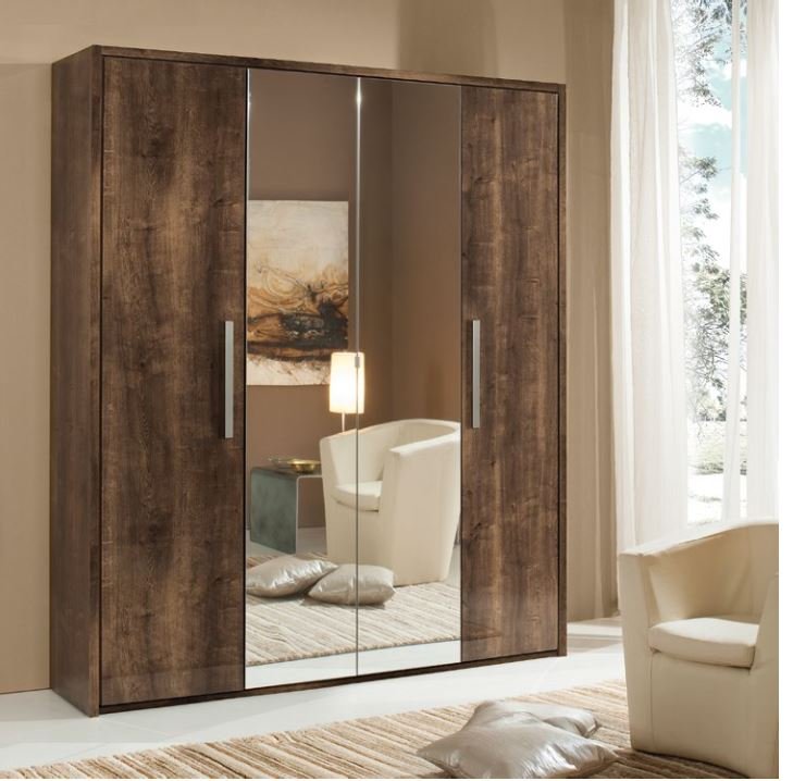 Accadueo H2O H2O Design Bella Rovere Oak Hinged Wardrobe