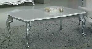 Ben Company Ben Company Daniela White-Silver Coffee Table