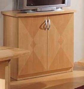 Ben Company Ben Company Elena Beechwood TV Stand