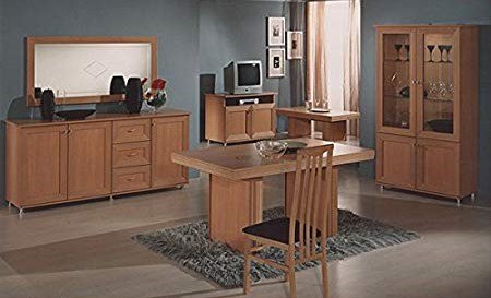 Ben Company Ben Company Simona Beechwood TV Stand